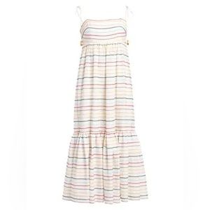 New Zimmermann Zinnia Fluted Embroidered Cotton-voile Midi Dress White Small